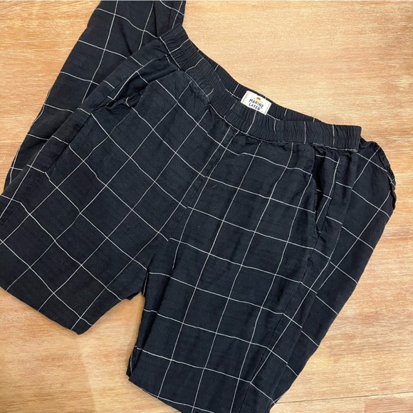 Marine Layer Allison Pant Black Windowpane XS - Picture 6 of 10